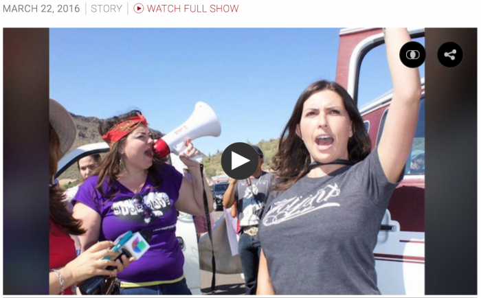 Jacinta Gonzalez on Democracy Now: Arrested for Protesting The Trump Effect