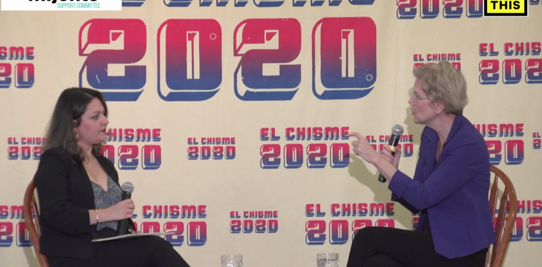 Our Top 5 Moments from “El Chisme 2020: 1:1 with U.S. Senator Elizabeth Warren”